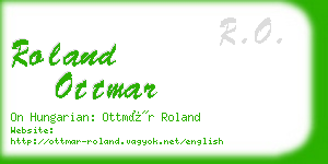 roland ottmar business card